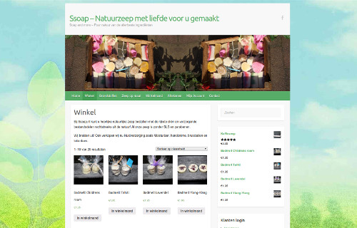 Natuurlijke handgemaakte zeep